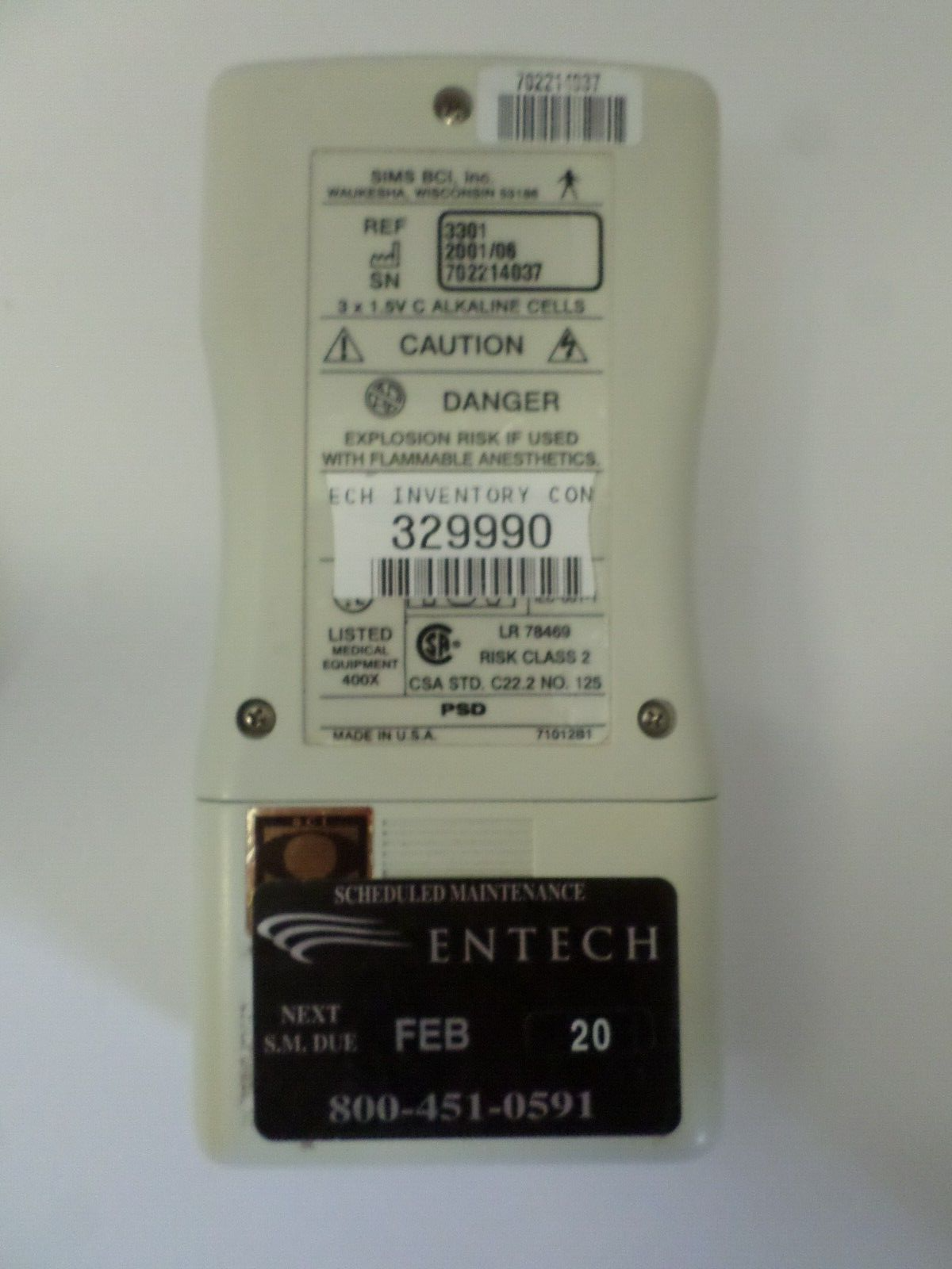 BCI 3301 OXIMETER with 3304 Spo2 Pulse-ox Probe