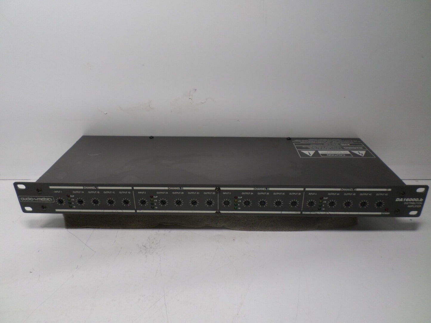 Audio-Metrics DA16000.b Four Channel Distribution Amplifier