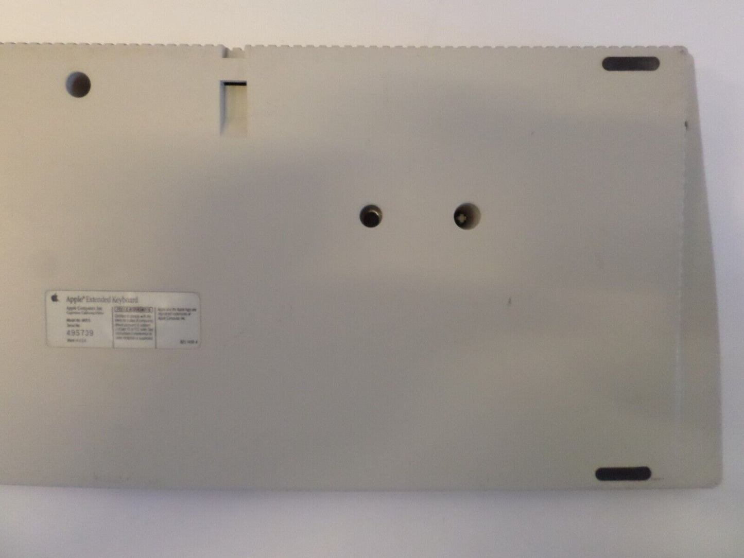 Apple Extended Keyboard Macintosh SE IIgs ADB Bus M0115 With Mouse & Cable! RARE