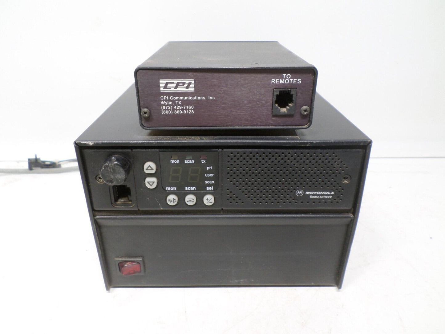 Astron SL-15R-RA 15 Amp Power Supply W/ Motorola Radius GM300