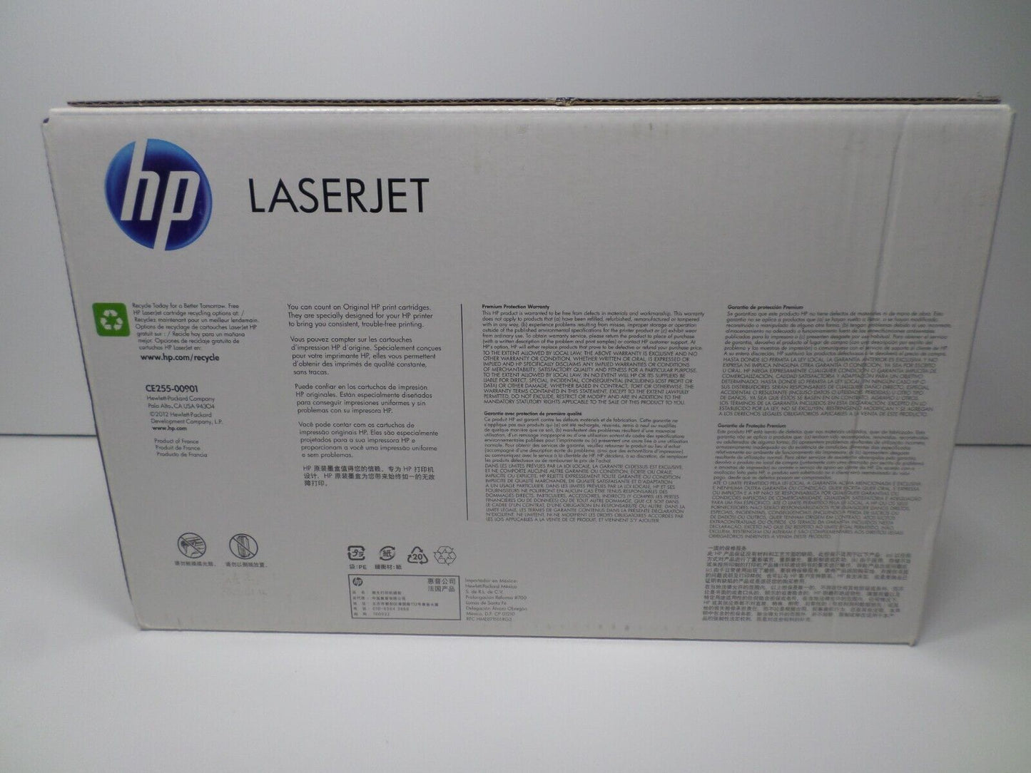 New SEALED Genuine HP 55A Black LaserJet Cartridge (CE255A)