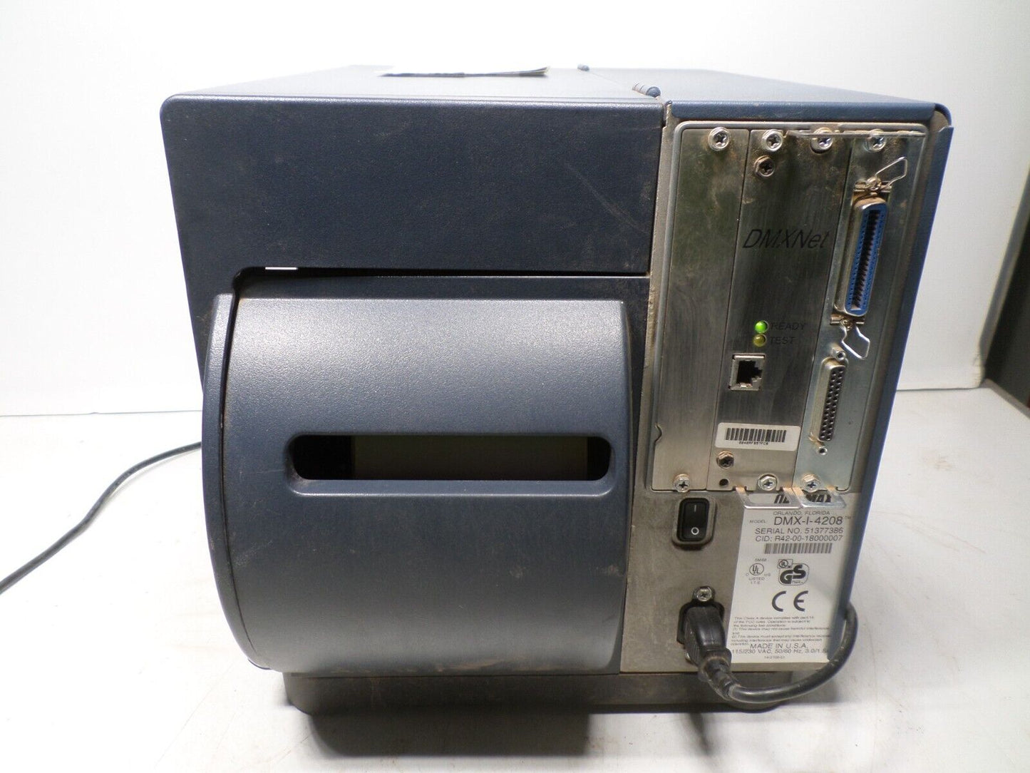 Datamax O'Neil Mark II DMX-I-4208 DT/TT Industrial Printer Ethernet