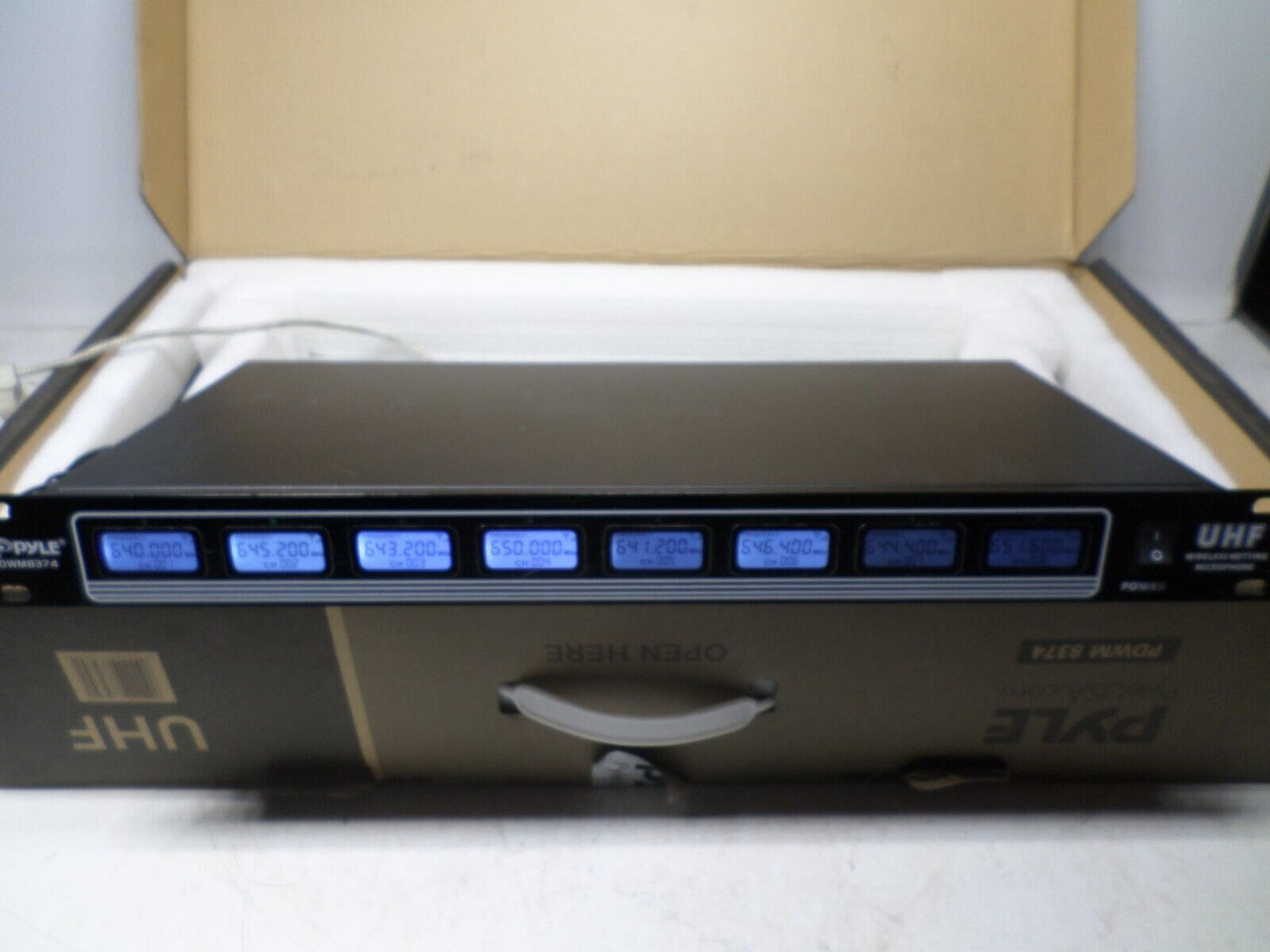 PYLE Pro 8-Channel, 8-Unit Microphone & Receiver System - PDWM8374