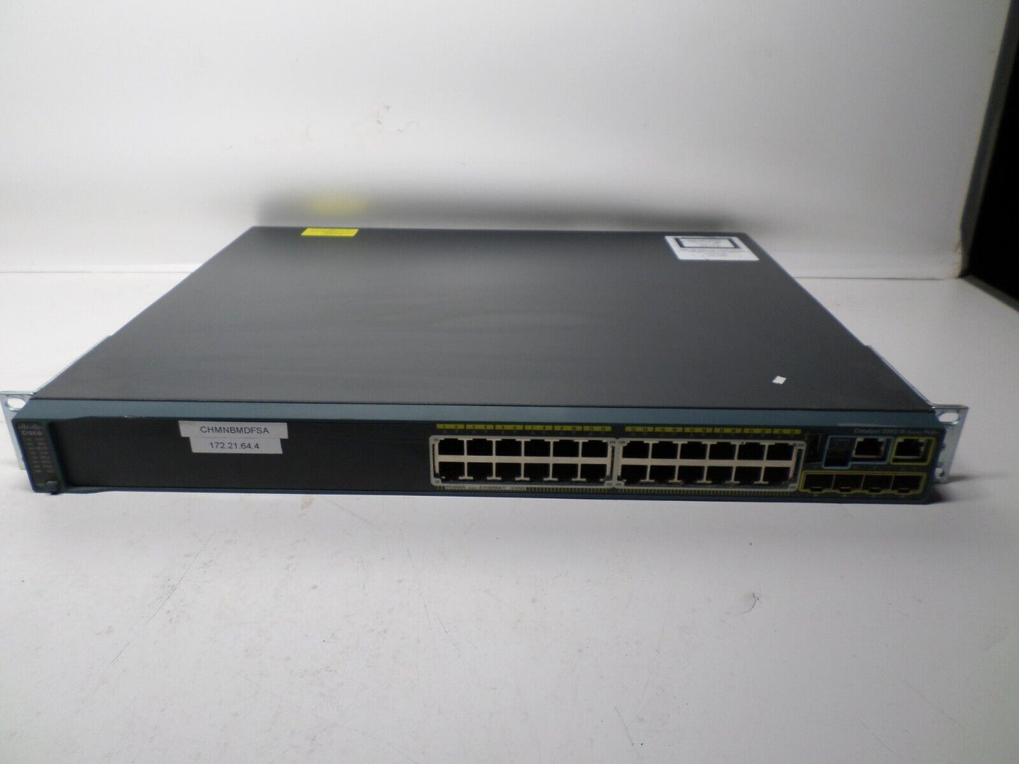 Cisco Catalyst 2960 Plus Series PoE 24 WS-C2960-24PC-L w/ Rack Ears