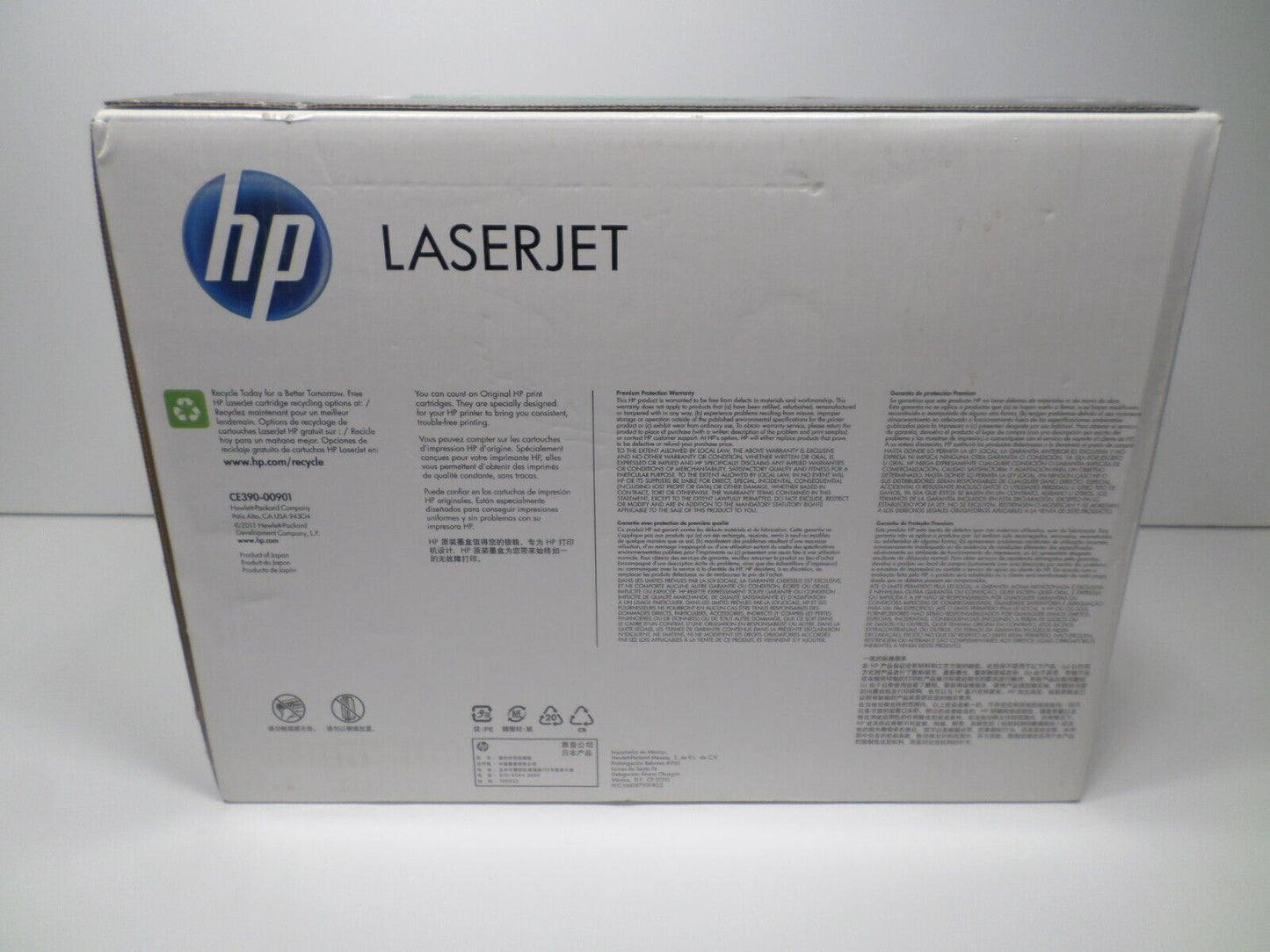 HP CE390A 90A Black Toner Cartridge LaserJet EnterpriseM4555 Sealed Box