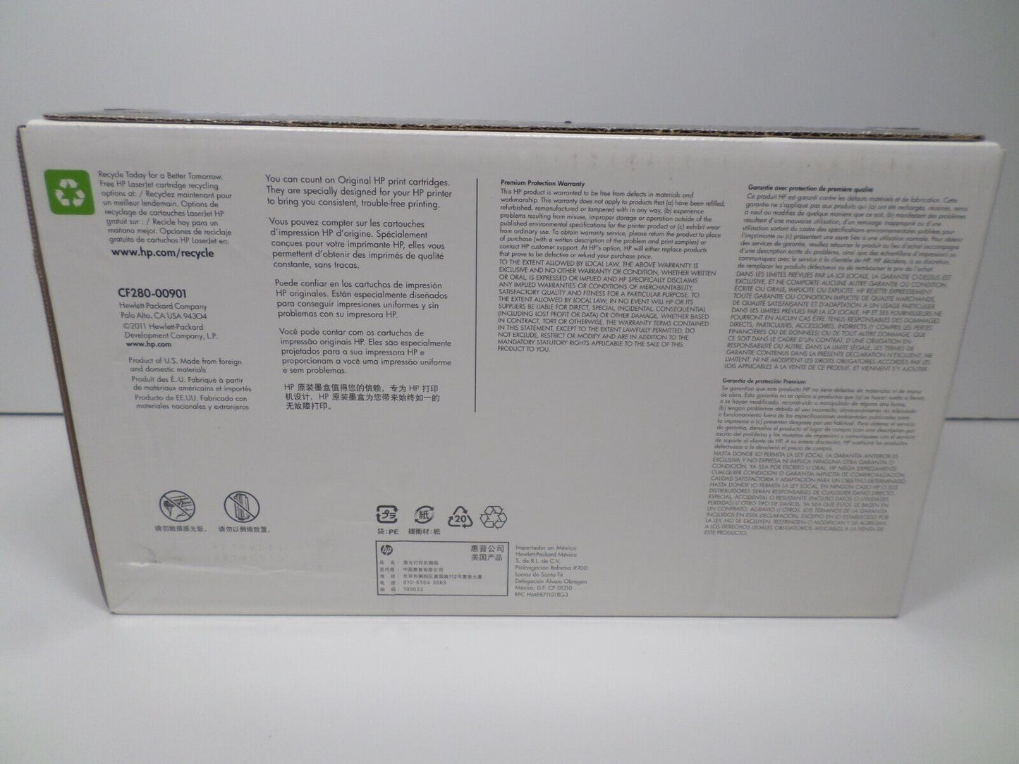 HP 80A LaserJet Original HP Toner Cartridge CF280A (Black)