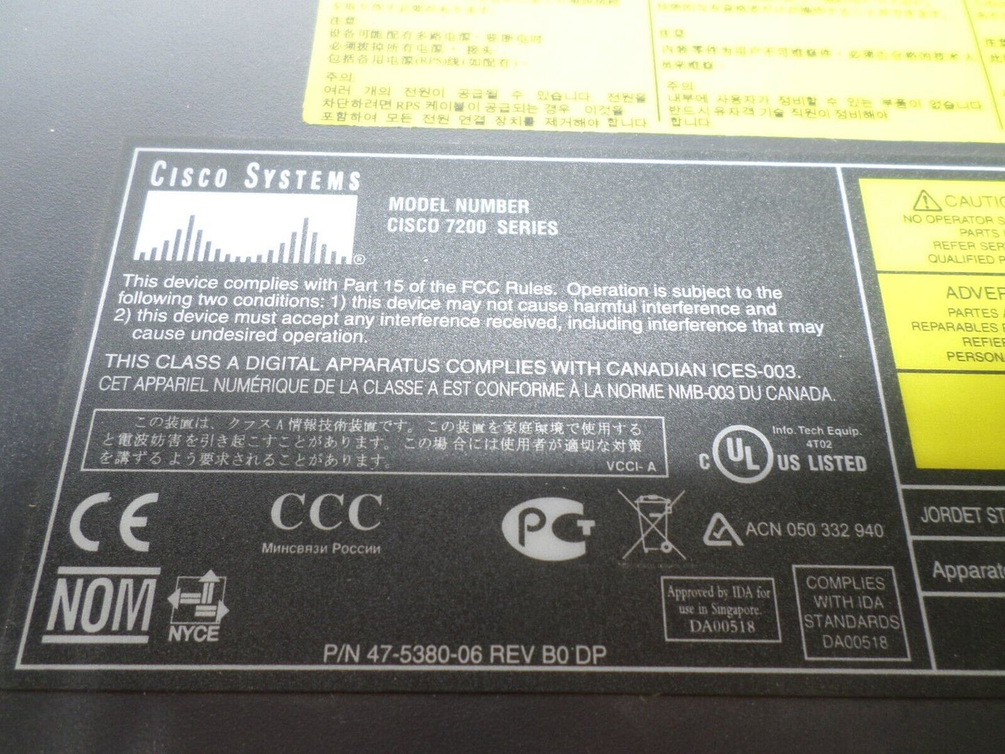 NEW CISCO 7206VXR Router w/NPE-G2 Network Processing ENGINE 2 2 PSU
