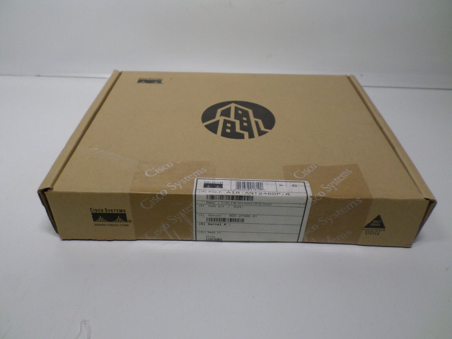 CISCO AIR-ANT2460P-R Indoor/Outdoor 6DBI 2.4GHz Patch Directional Antenna RP-TNC