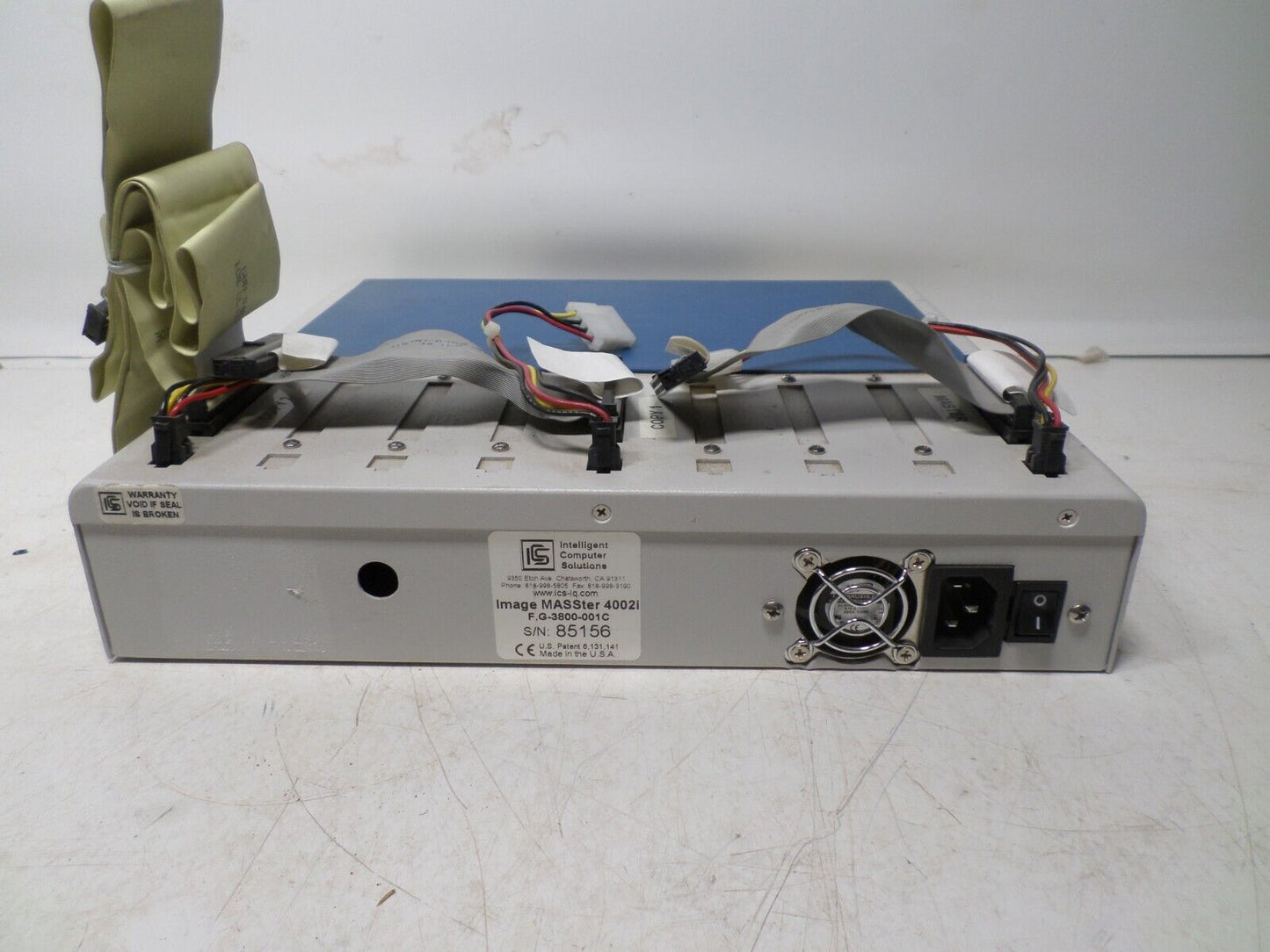 ICS Image MASSter 4002I hard drive duplicator wipe