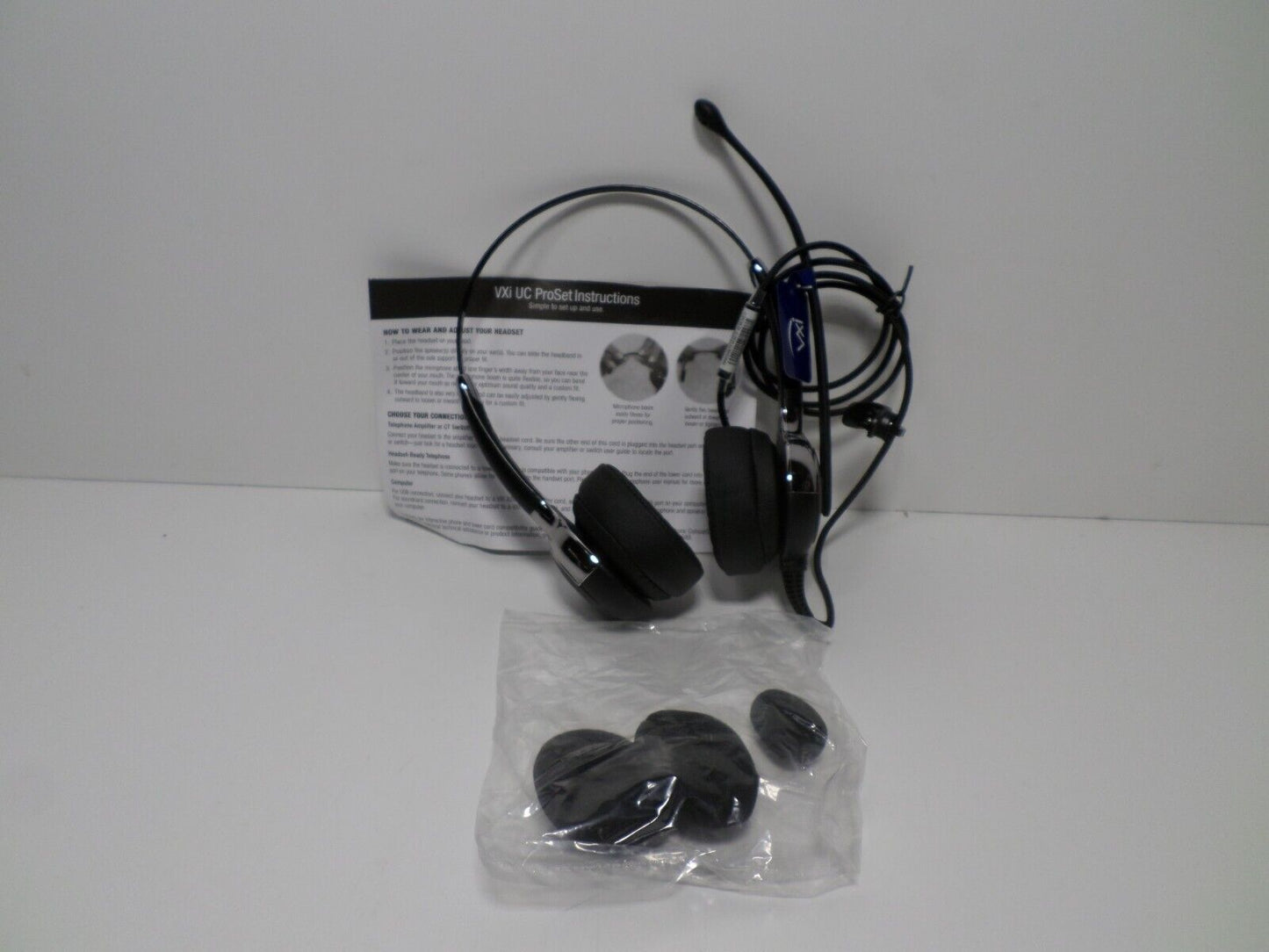 VXi  Headset UC ProSet 21G Over the Head Binaural with N/C Microphone