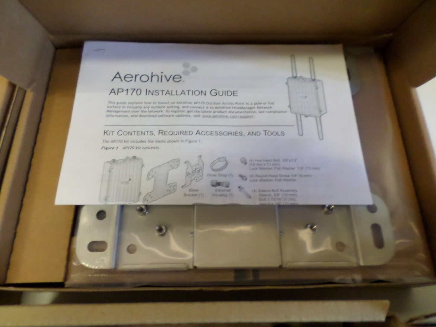 Complete Aerohive HiveAP 170 300Mbps Wireless Access Point (WAP) w/ POE Midspan
