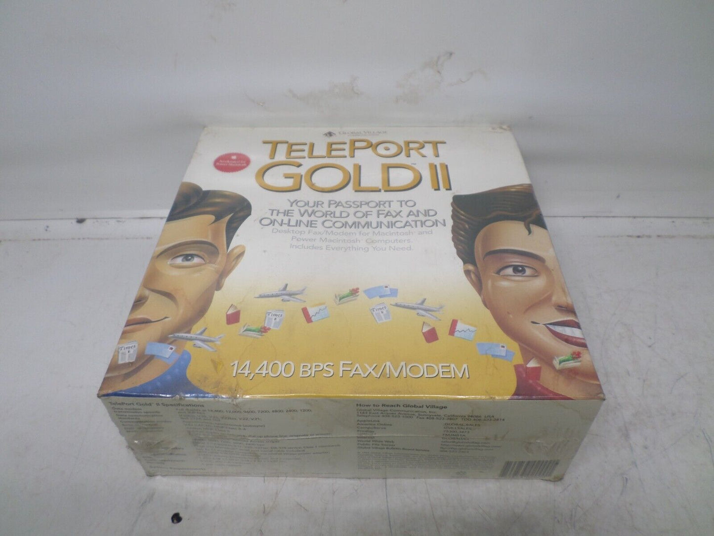 VINTAGE Global Village PL510P TelePort Gold II Modem for Perform Apple Macintosh