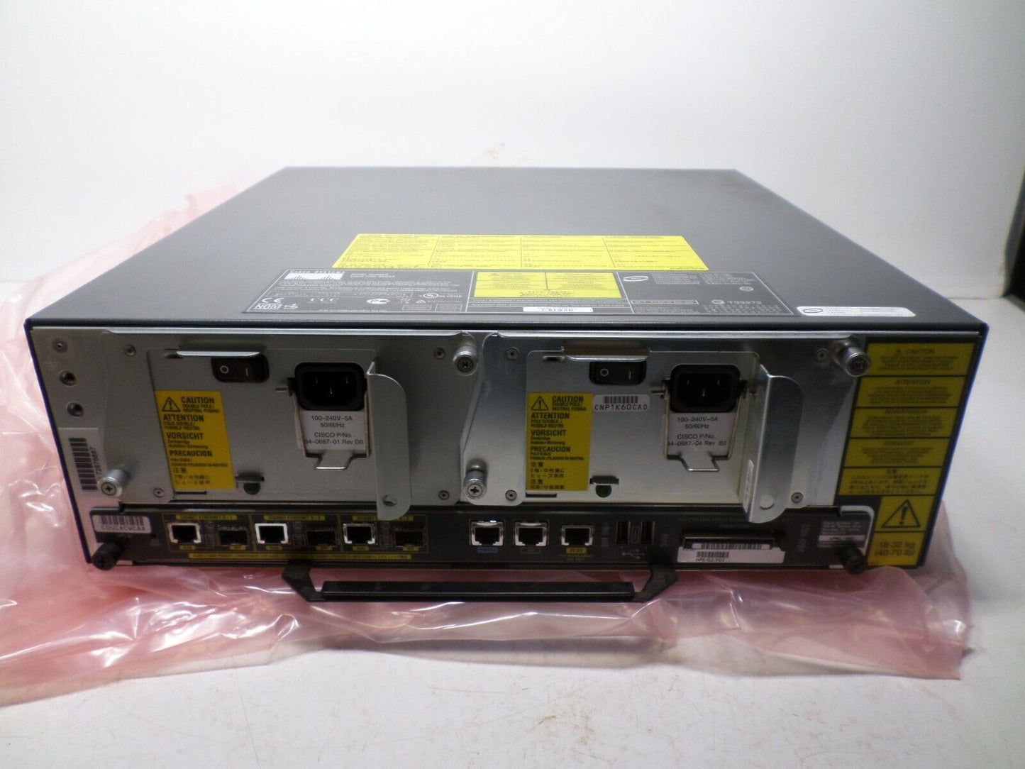 NEW CISCO 7206VXR Router w/NPE-G2 Network Processing ENGINE 2 2 PSU
