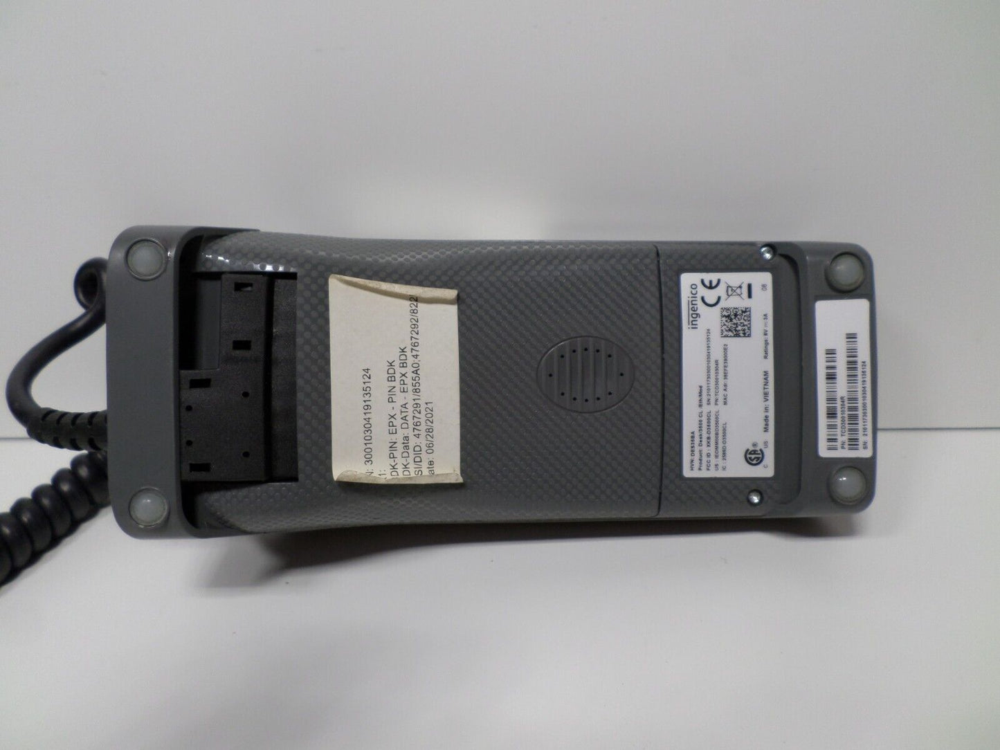 INGENICO DESK/3500 DIAL ETHERNET PINPAD TERMINAL