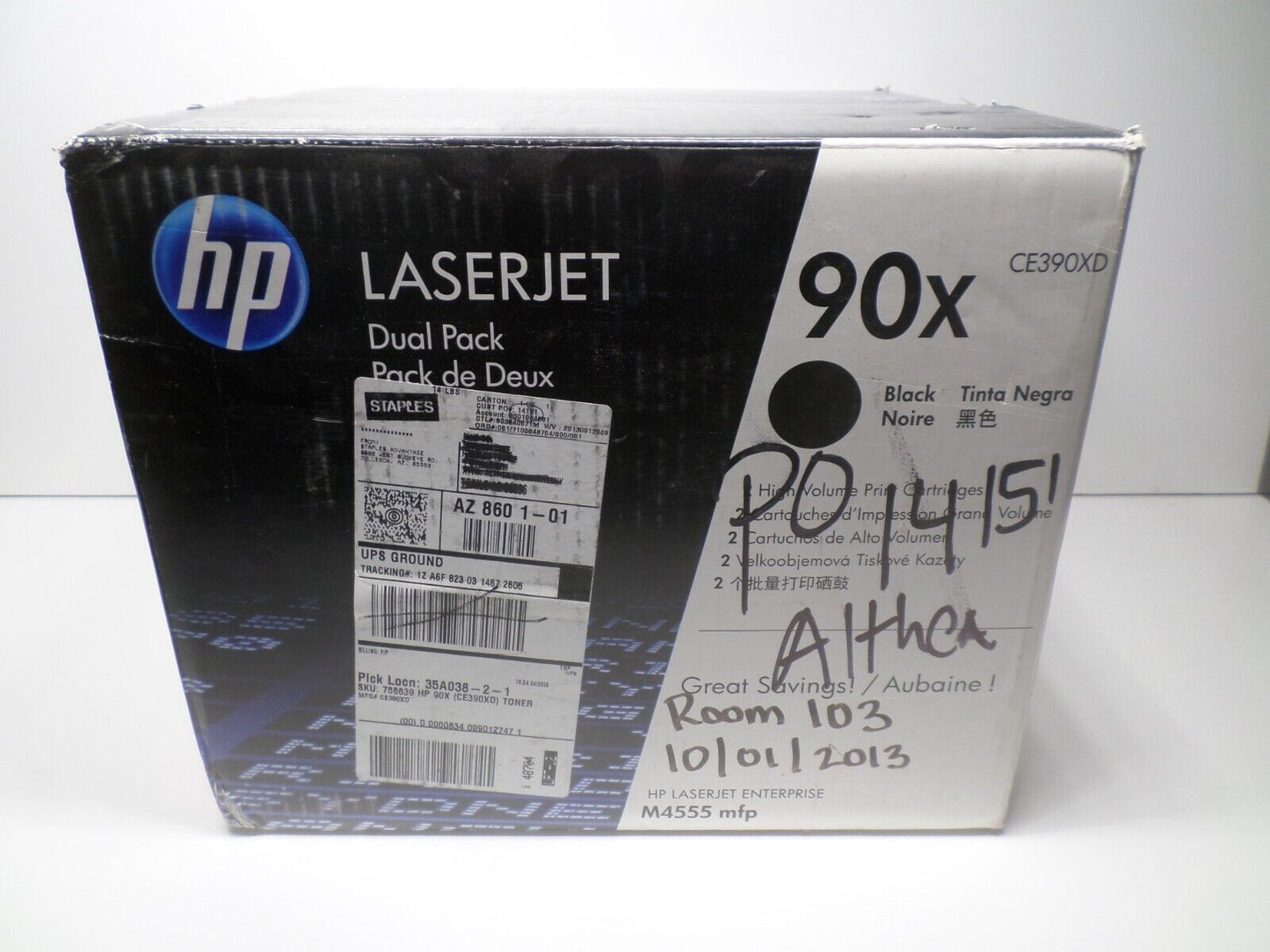GENUINE HP 90X HIGH YIELD M4555 MFP CE390X SEALED Genuine