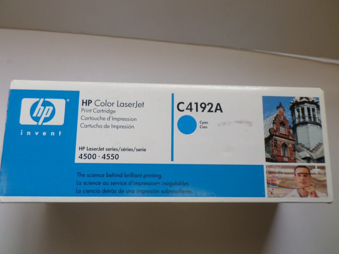 New HP C4192A Cyan Toner Cartridge For LaserJet 4500/4550 Blue Box