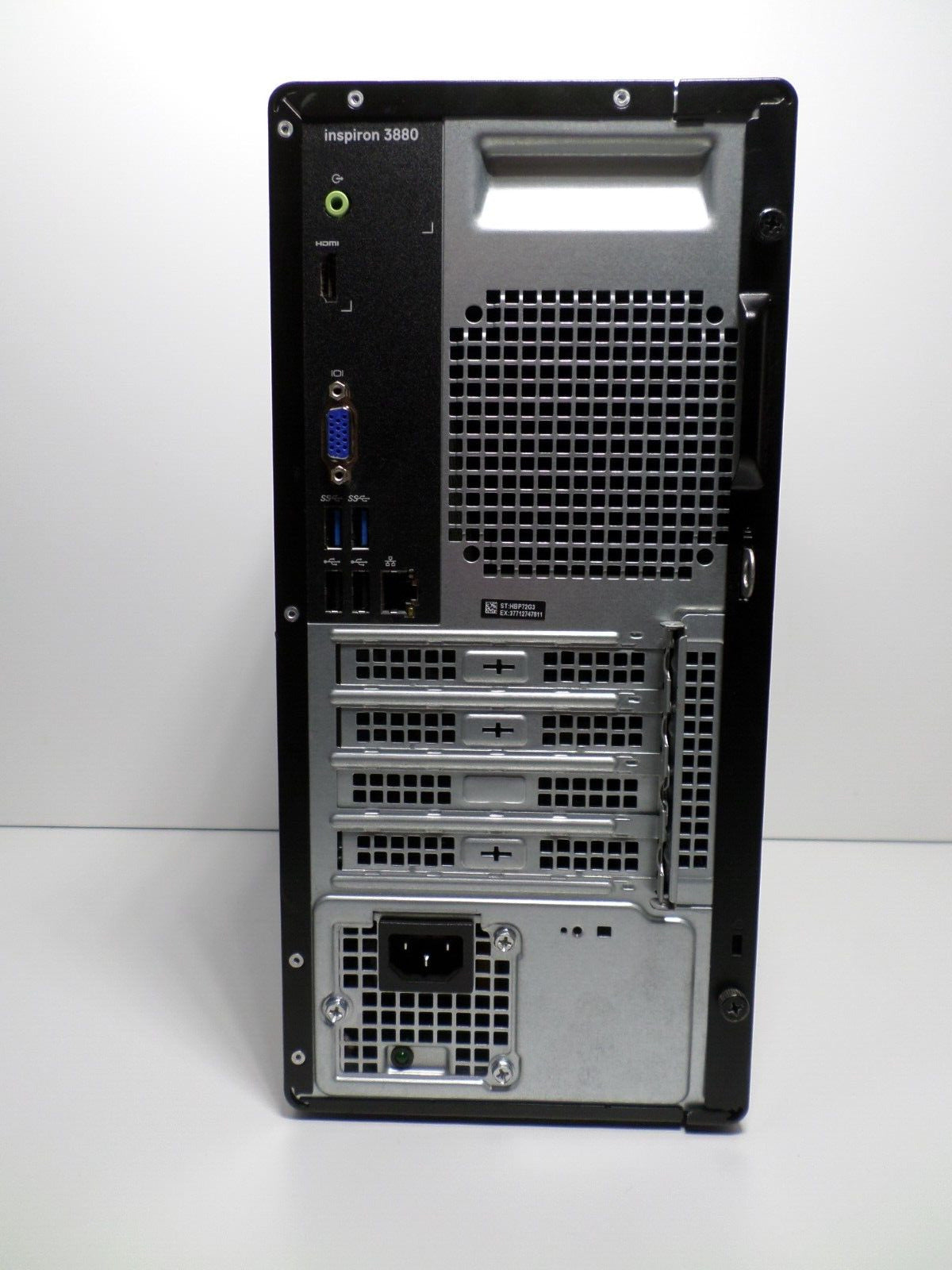 Dell Inspiron 3880, 1TB HDD, 8GB RAM, i3-10100 3.6Ghz