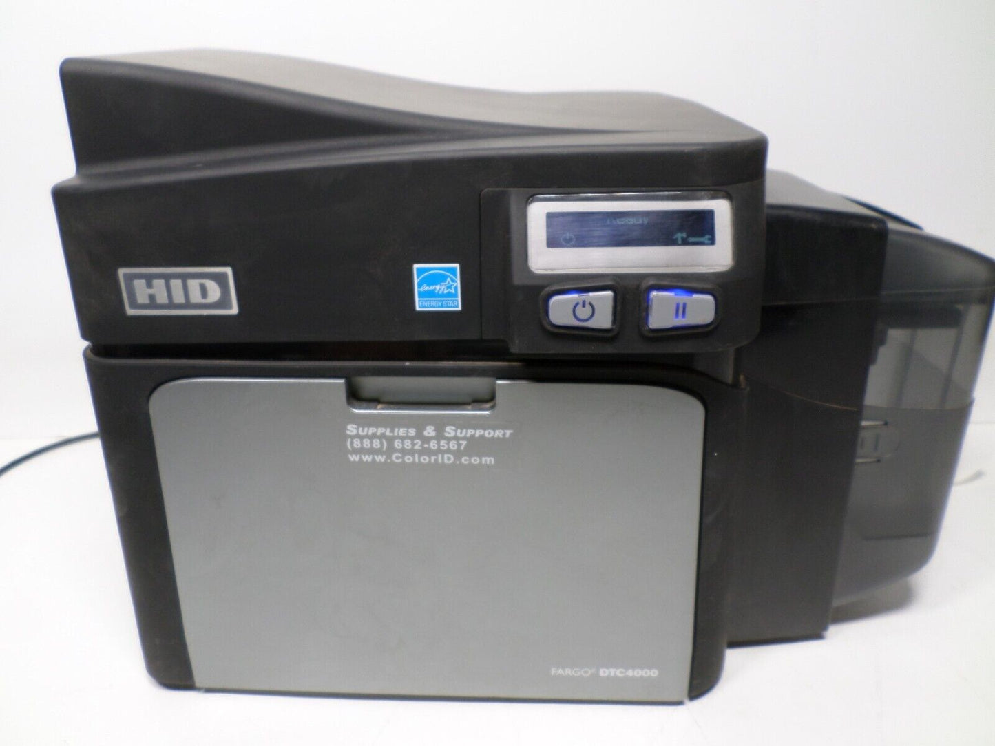 Fargo HID DTC 4000 Photo ID Card Color USB Printer