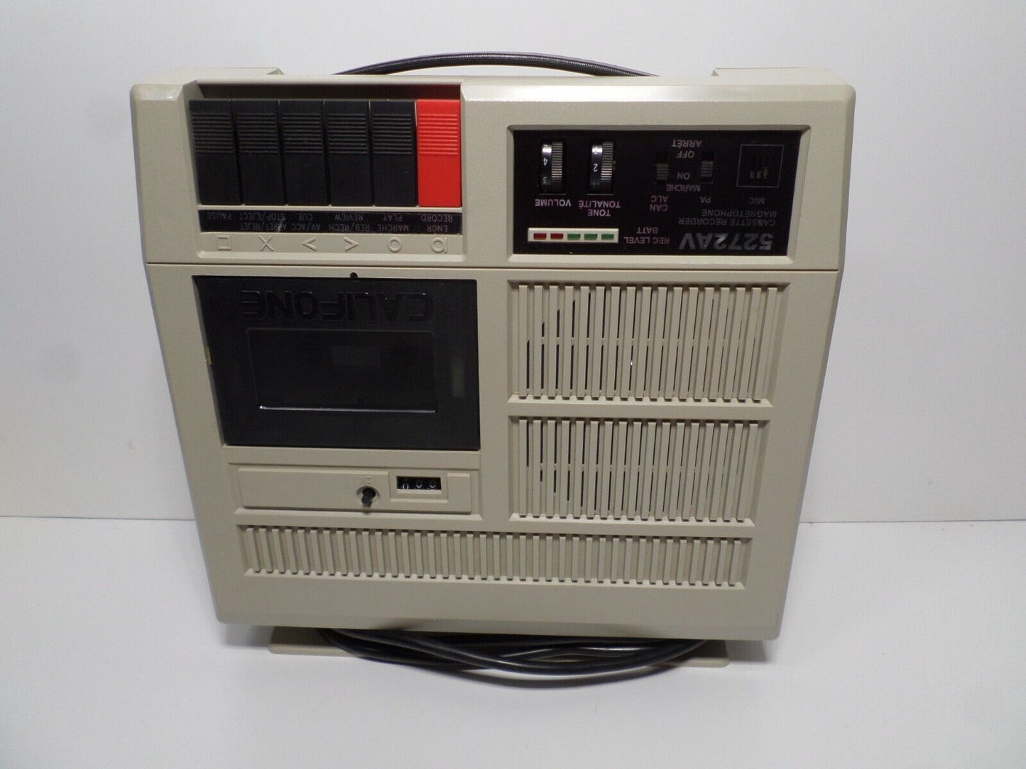 Califone 5272AV Cassette Recorder Player Magnetophone
