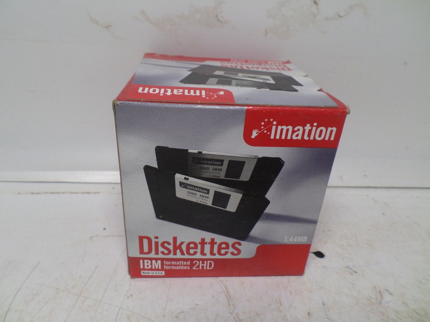 Imation 3.5" Floppy Disks Diskettes 25 Pack IBM Formatted 1.44MB 2HD New Sealed
