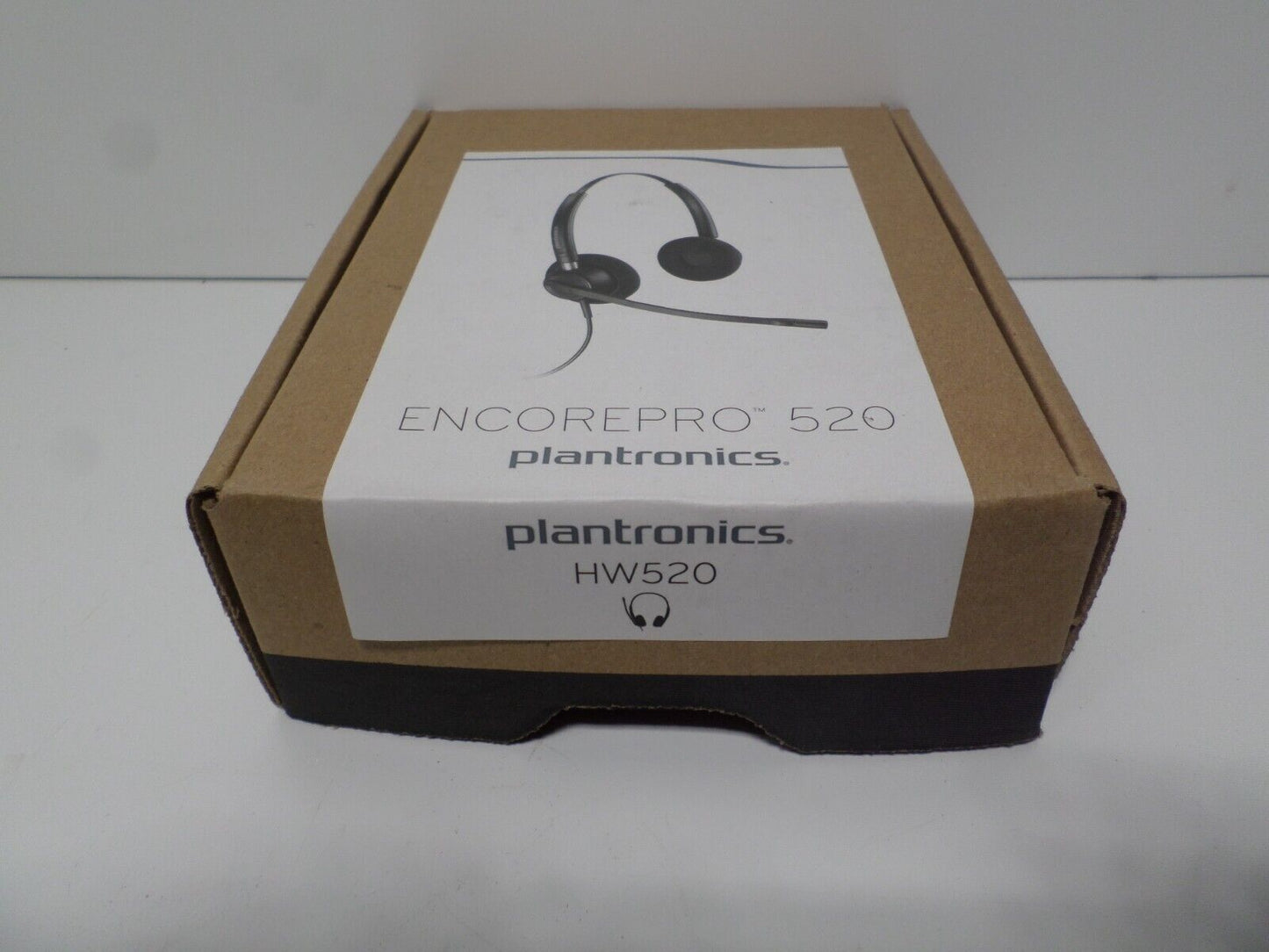 Plantronics EncorePro HW 520 Black Headband Headsets New Open Box
