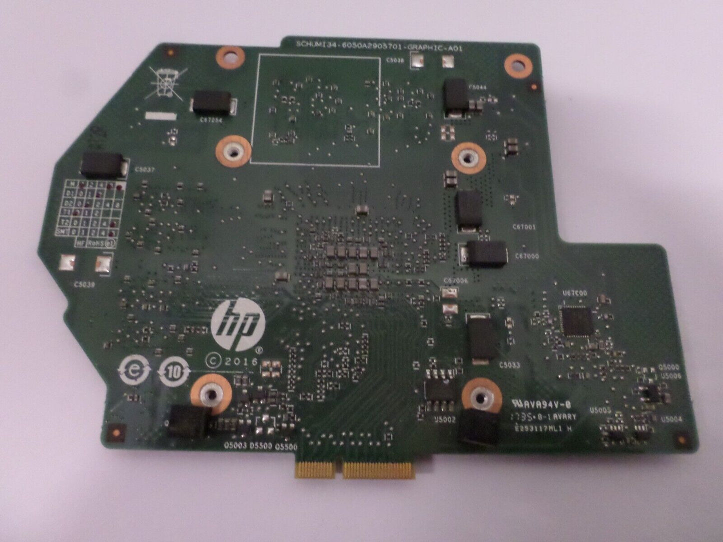 HP 34-B 904731-001 Graphics Card - Schumi, AMD R16M-G1, AMD Radeon RX 460 4GB