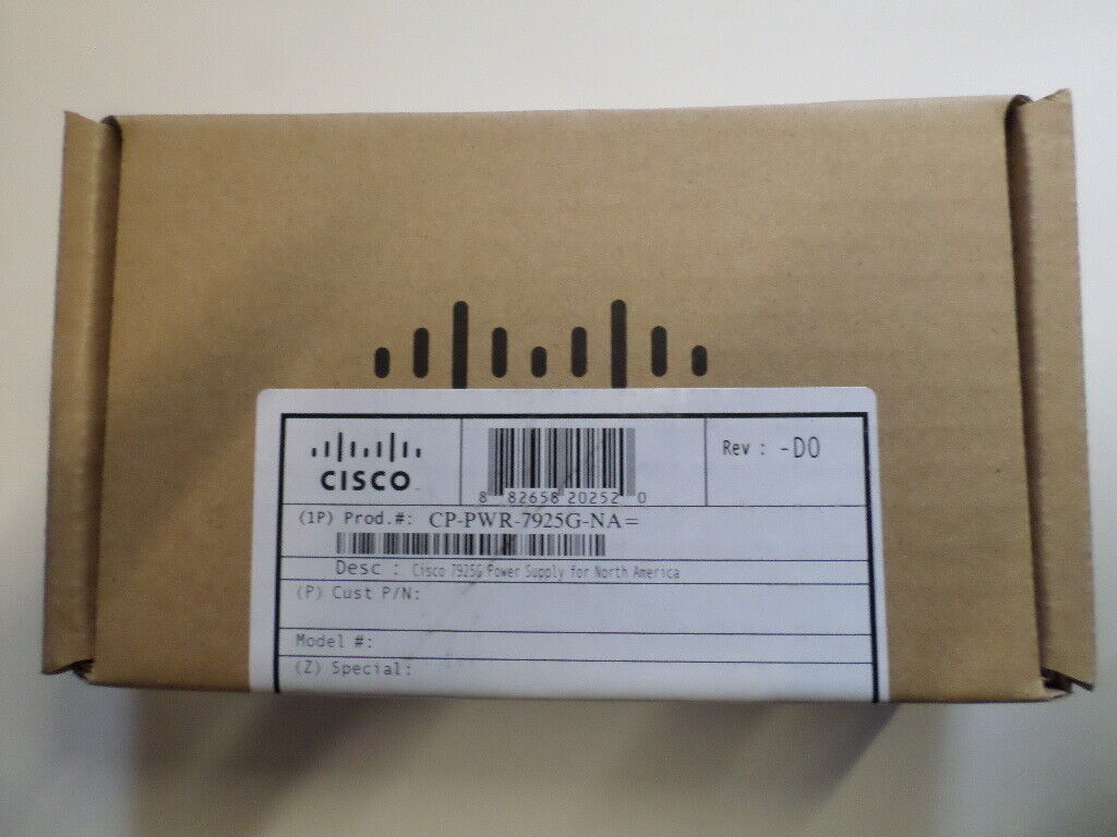 NEW Cisco CP-PWR-7925G-NA Power Supply for North America SEALED