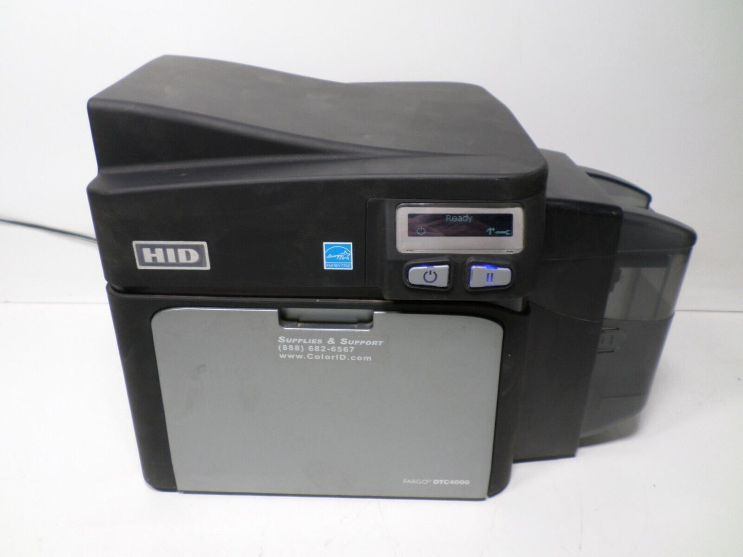 Fargo HID DTC 4000 Photo ID Card Color USB Printer