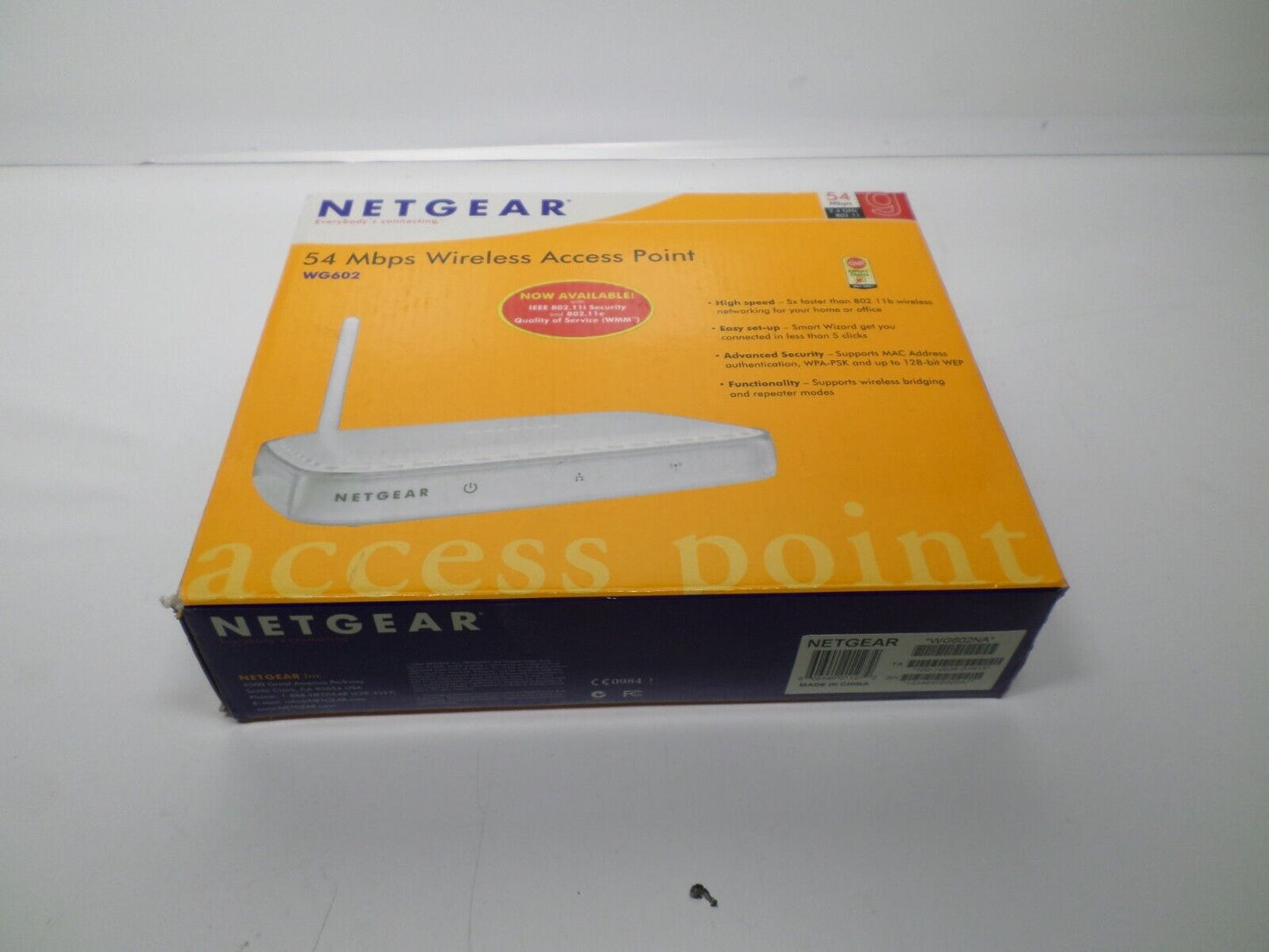 Netgear Access Point Wireless Router 54 Mbps WG602