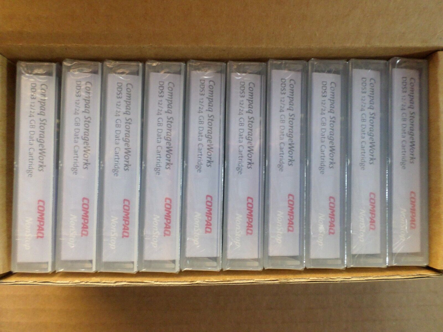 Lot of 10 Compaq Storageworks DDS3 Digital Data 12/24 GB Storage Cartridges 2955