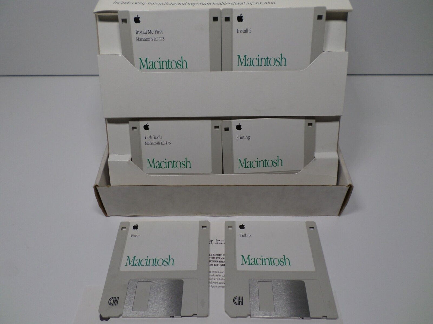 MACINTOSH LC 475 INSTALL SYSTEM DISKS