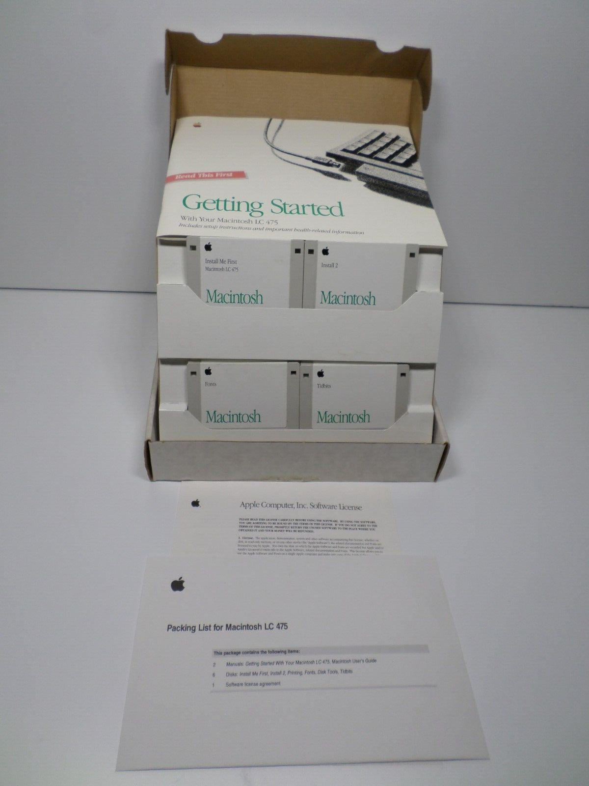 MACINTOSH LC 475 INSTALL SYSTEM DISKS