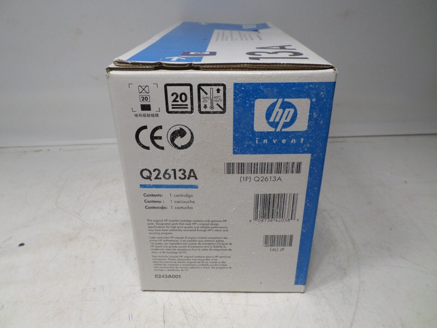 New HP 13A Q2613A Black Toner Cartridge