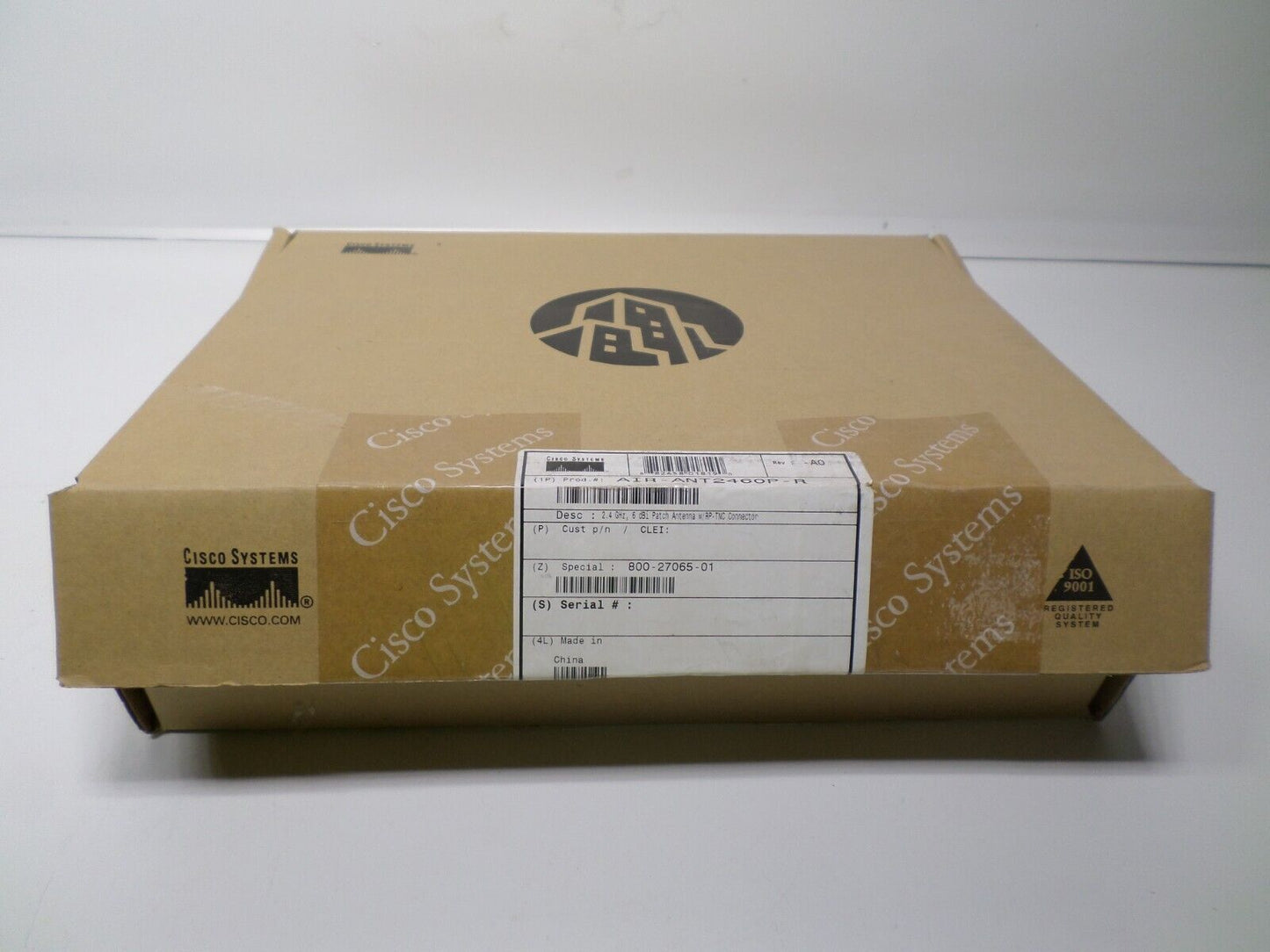CISCO AIR-ANT2460P-R Indoor/Outdoor 6DBI 2.4GHz Patch Directional Antenna RP-TNC