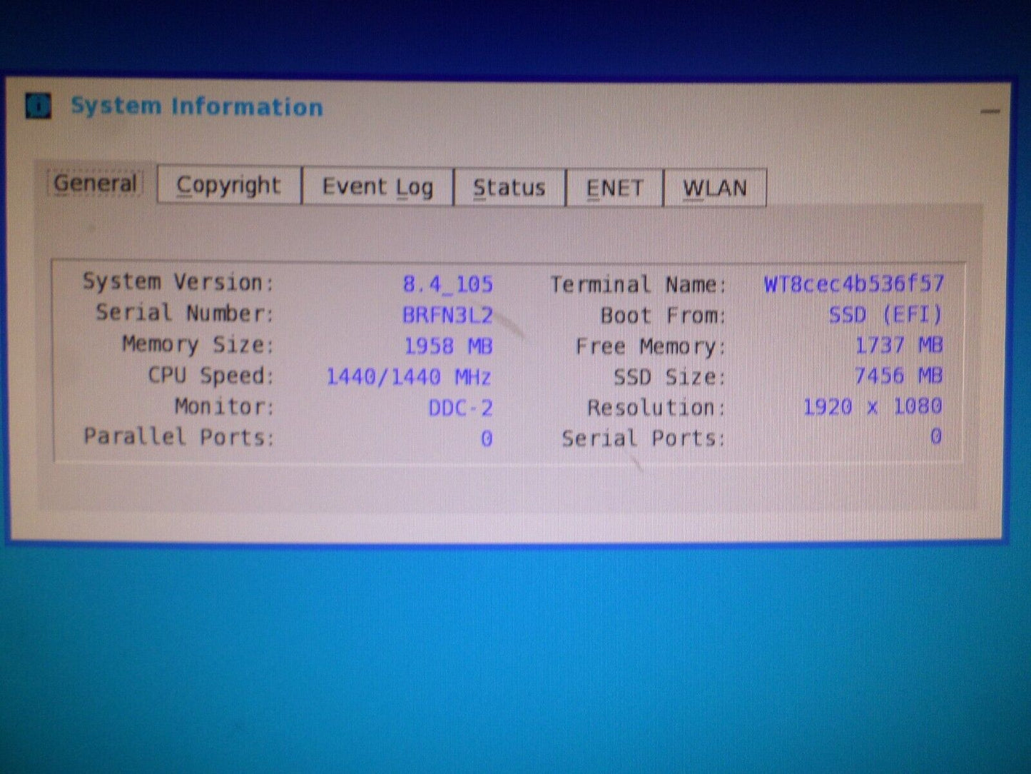Dell Wyse 3040 Thin Client N10D atom X5-Z8350 1.44Ghz, 8Gb SSD, 2Gb Ram ThinOS