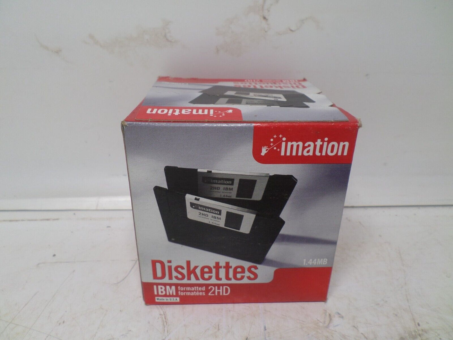 Imation 3.5" Floppy Disks Diskettes 25 Pack IBM Formatted 1.44MB 2HD New Sealed