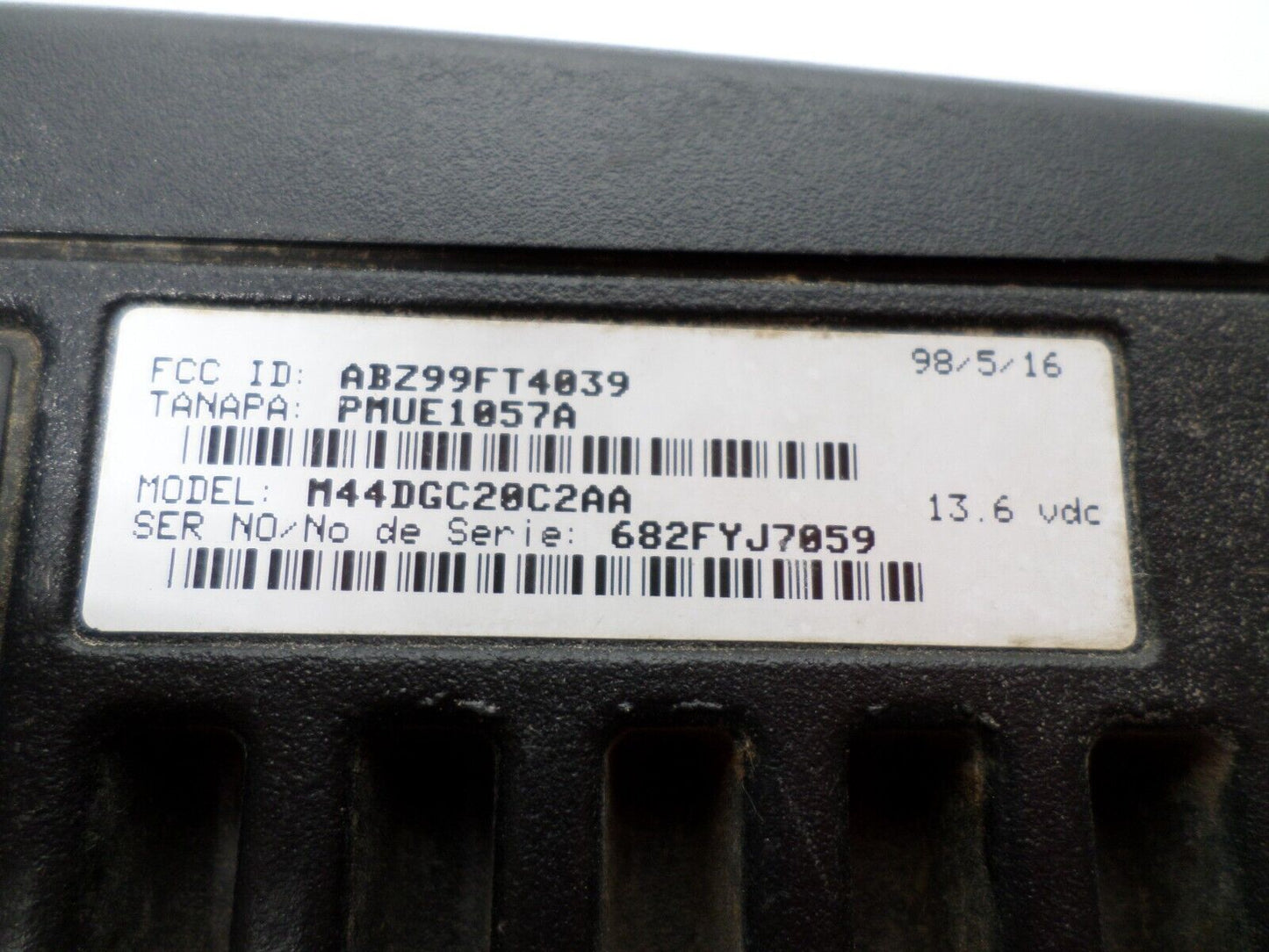 Motorola Radius SM120 Mobile Radio M44DGC20C2AA