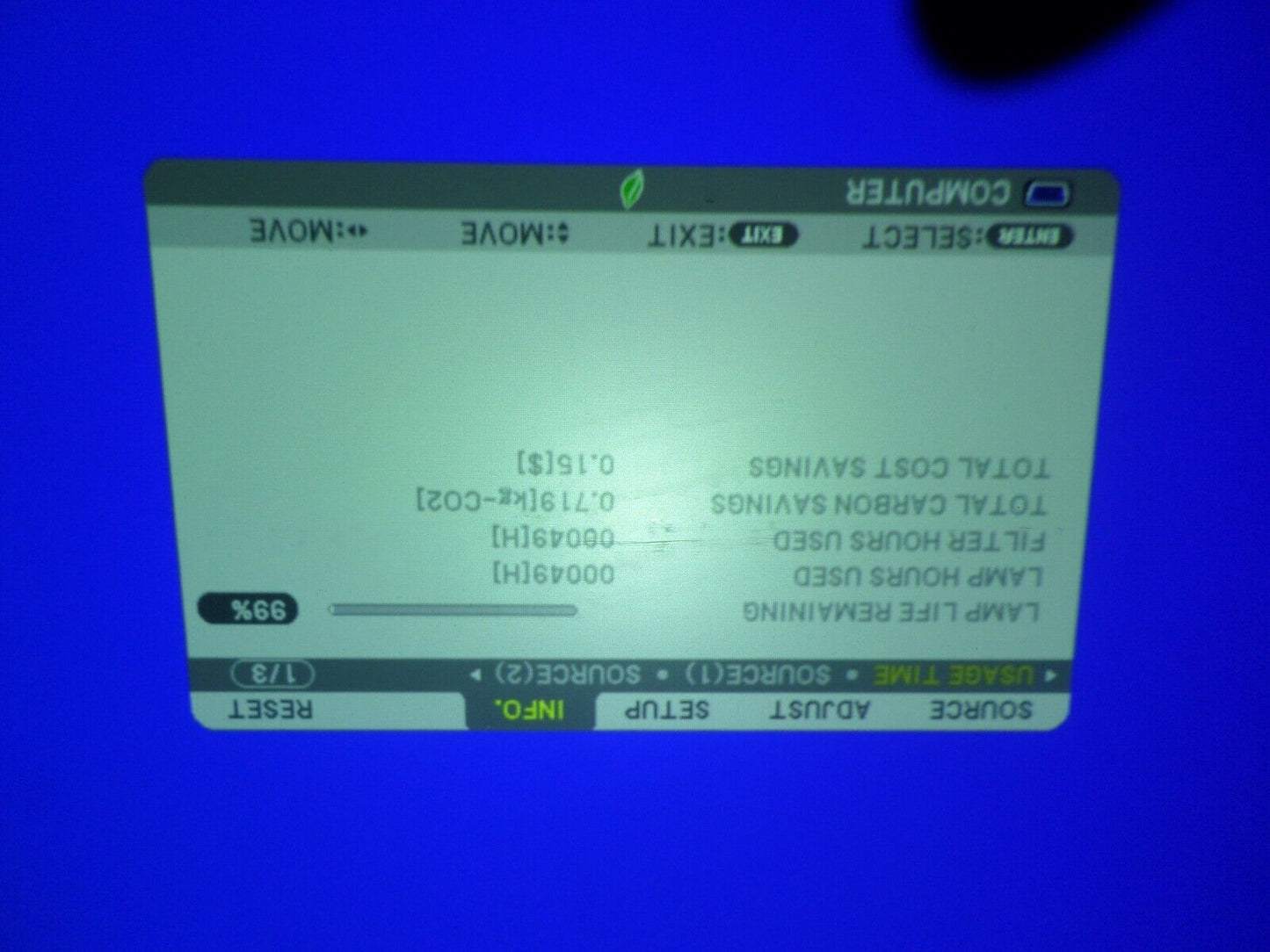 NEC ME331X 3300 Lumens 3LCD with HDMI 49 Lamp Hours