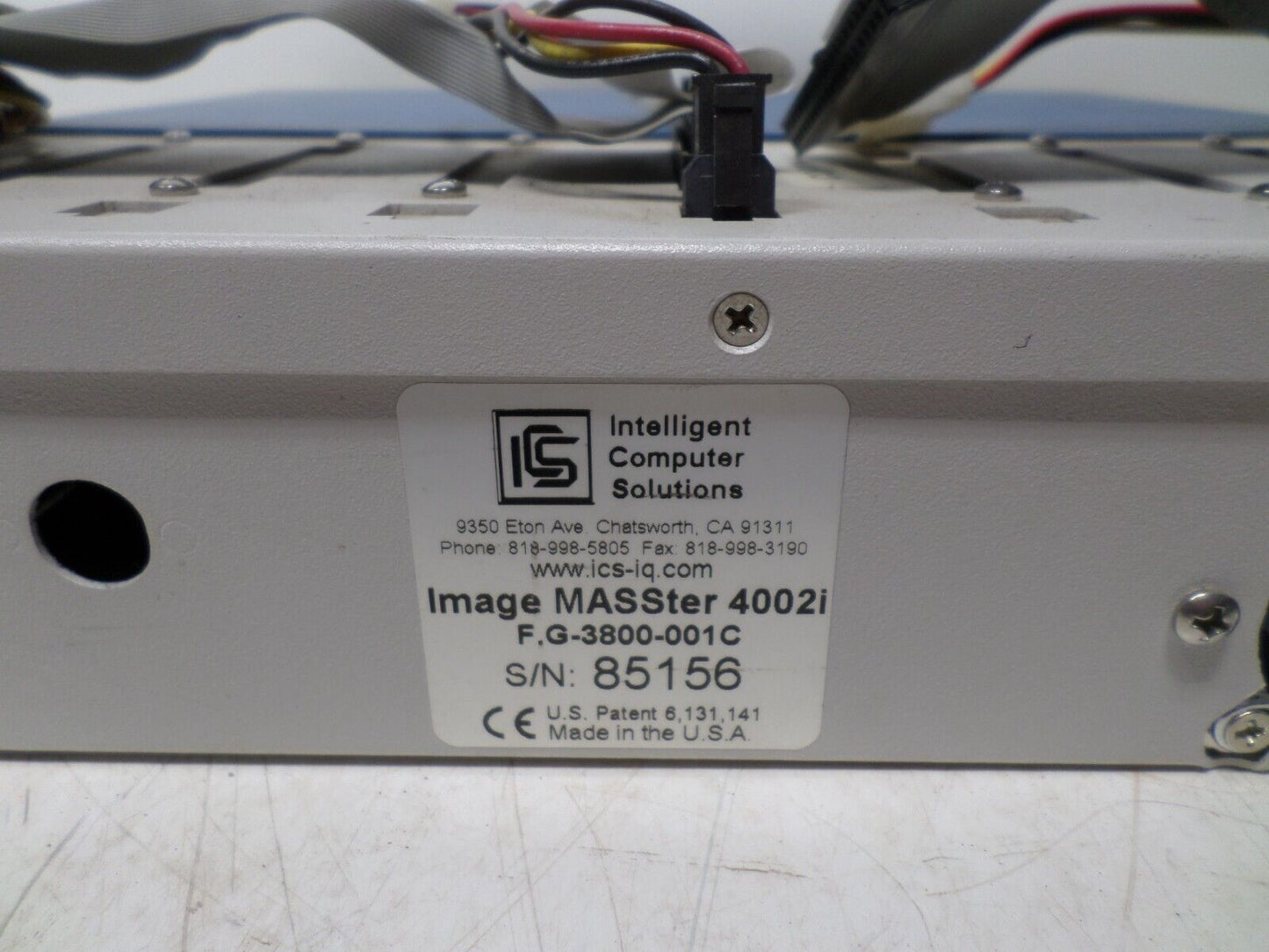 ICS Image MASSter 4002I hard drive duplicator wipe