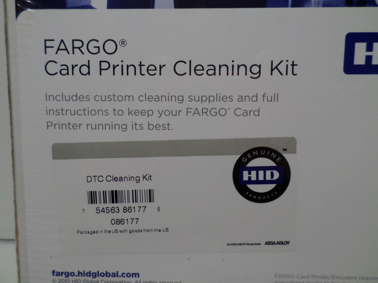 Fargo Card Printer Cleaning Assembly For Badge Printing 086177