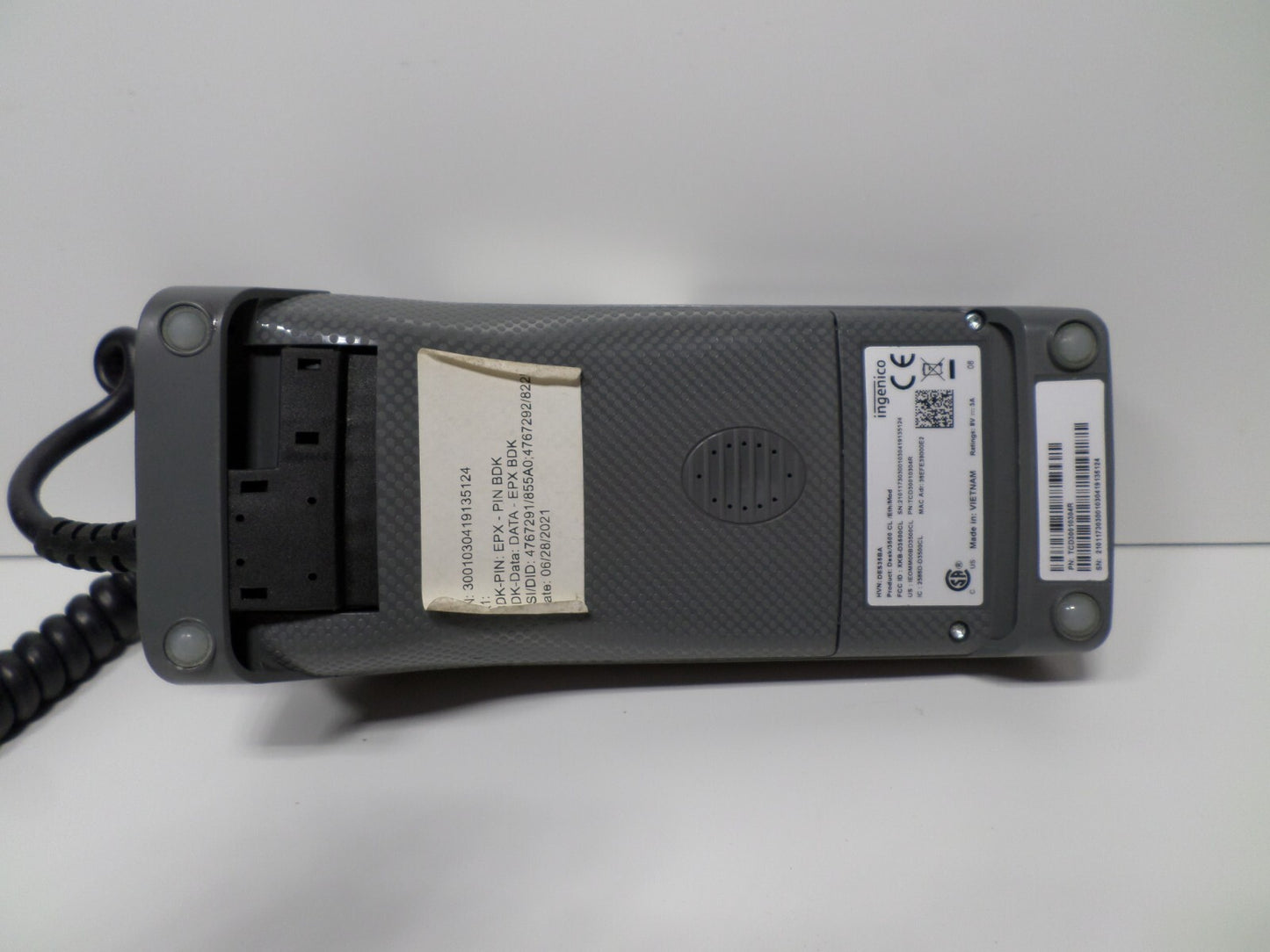 INGENICO DESK/3500 DIAL ETHERNET PINPAD TERMINAL