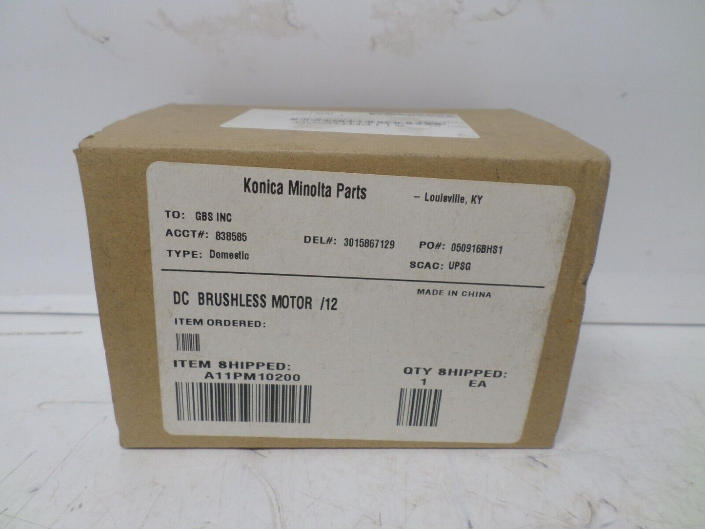 Konica Minolta A11PM10200 (A11P-M102-00) DC Brushless Motor /12