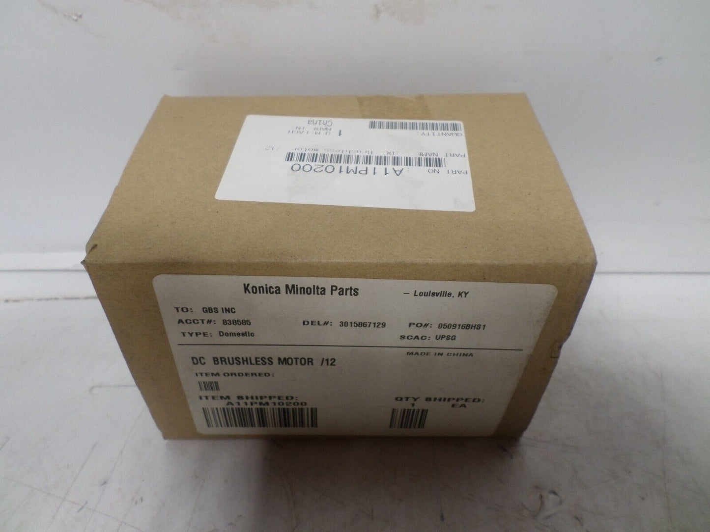 Konica Minolta A11PM10200 (A11P-M102-00) DC Brushless Motor /12