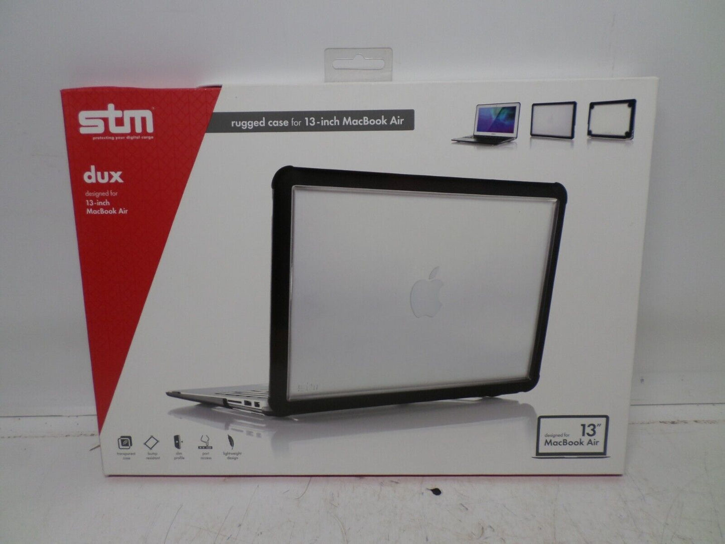 NEW STM Dux Shell Cover for MacBook Air 13" 2020/2018 Black