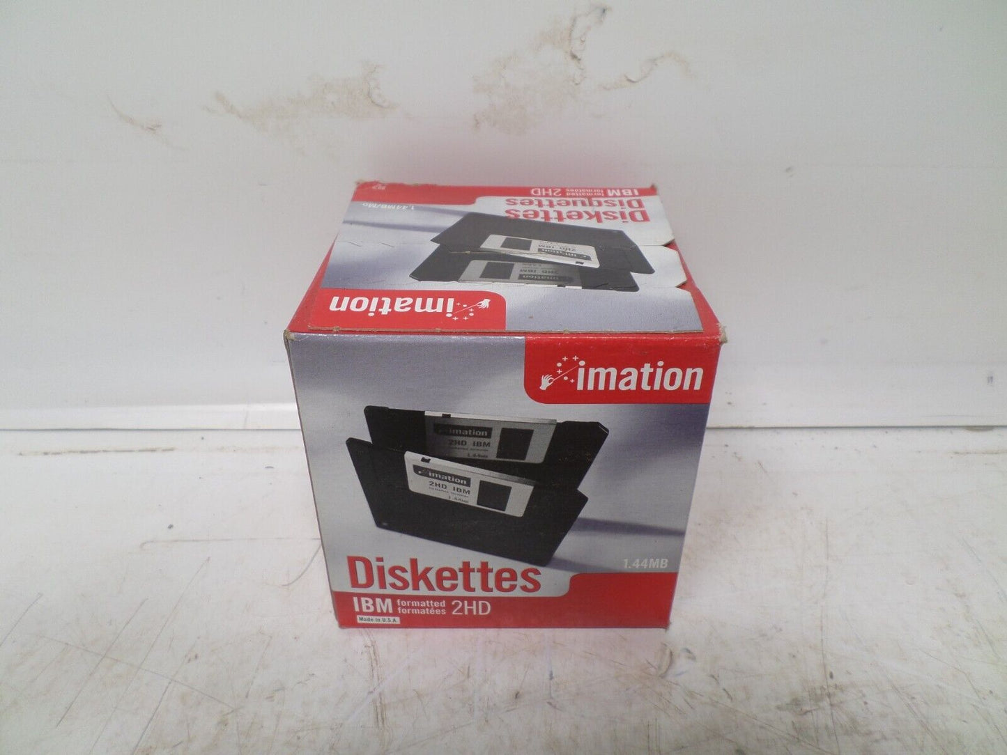 Imation 3.5" Floppy Disks Diskettes 25 Pack IBM Formatted 1.44MB 2HD New Sealed