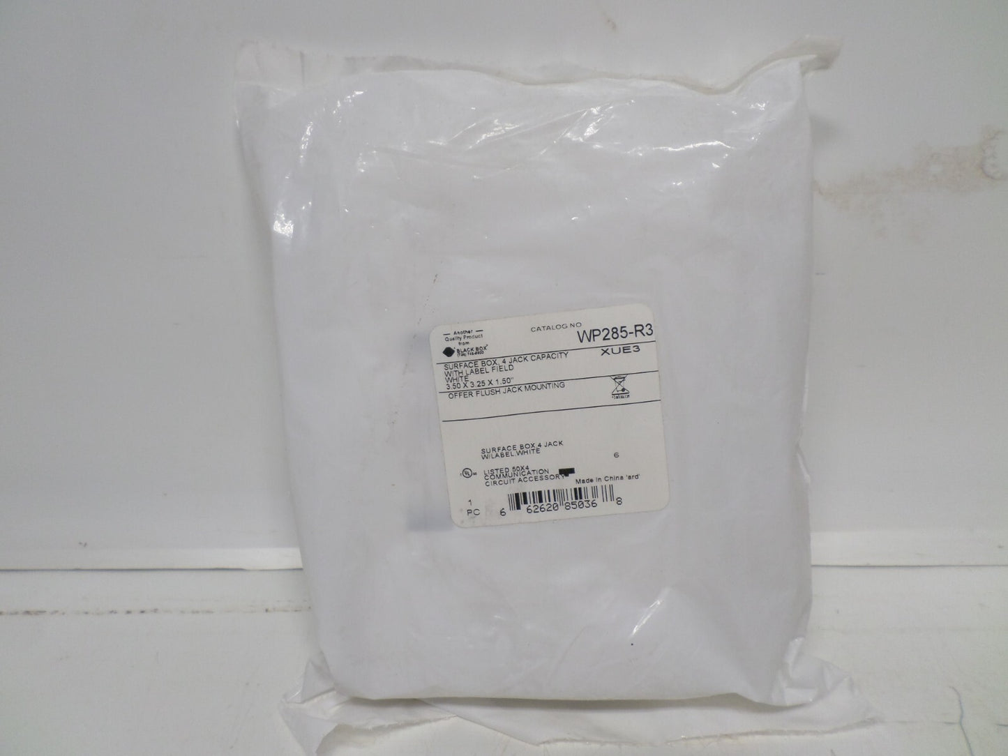 (SET OF 10) 4 Port Cat6 5E RJ45 Network Surface Mount Box Keystone Jack Insert