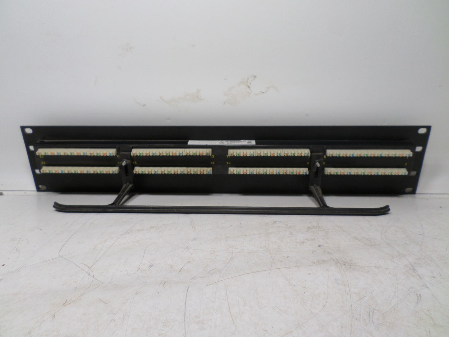 Ortronics OR-851000304 24 Port CAT5E Patch Panel Clarity Rack Mount