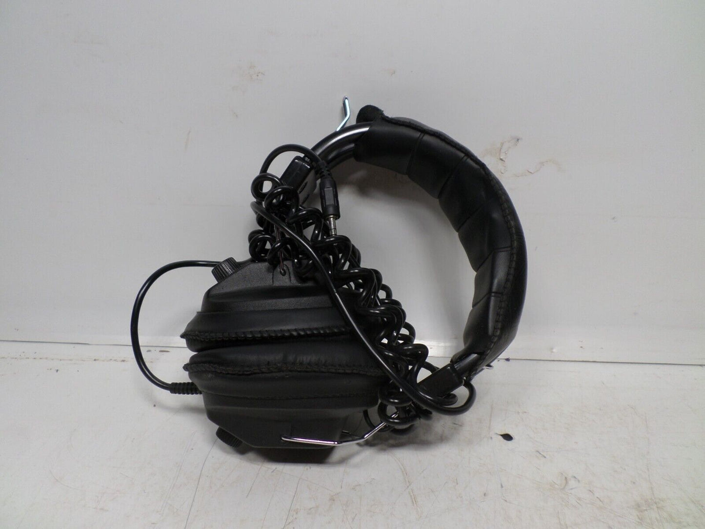 Black Califone 3068AV Stereo/Mono Headphones, 3.5 MM Stereo Plug