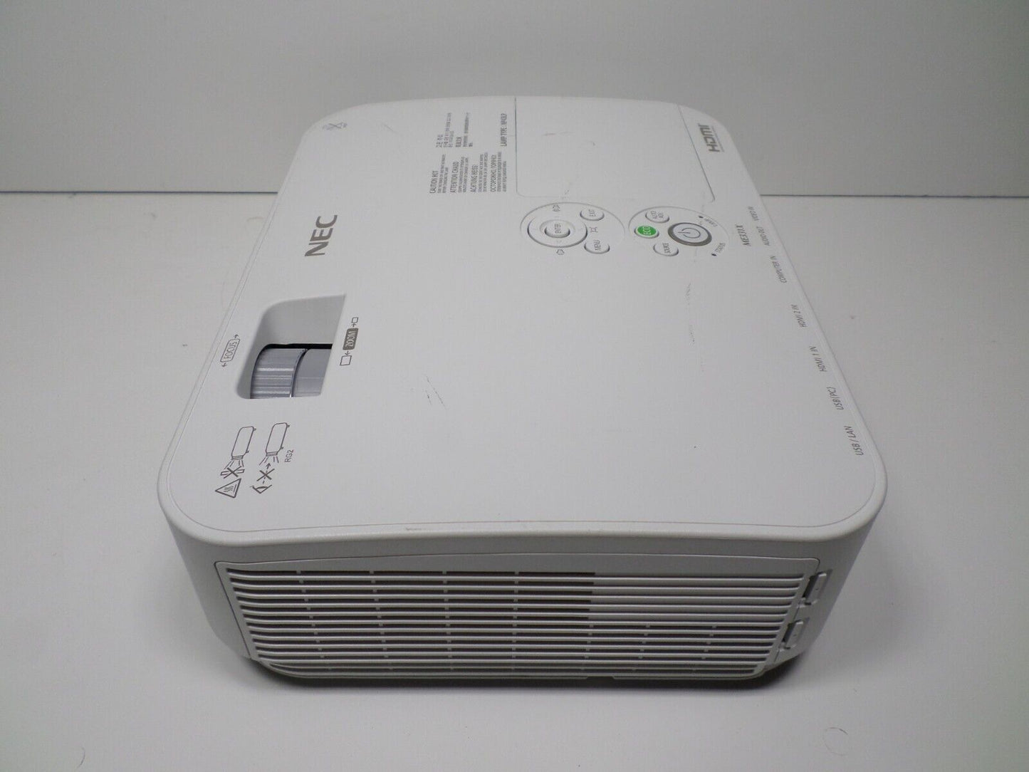 NEC ME331X 3300 Lumens 3LCD with HDMI 49 Lamp Hours