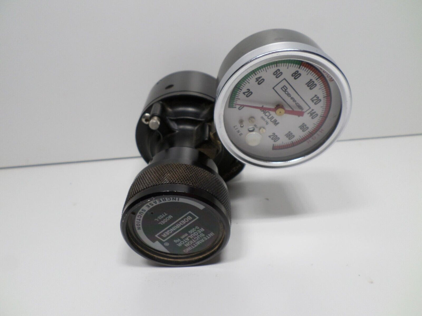 Boehringer 7702-L Intermittent Vacuum Suction Regulator 0-200 mmhg